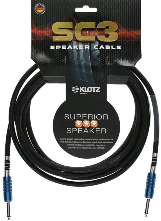 Klotz SC3PP02SW Speakerkabel 2 m - Luidsprekerkabel