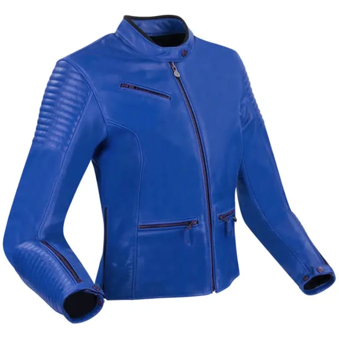 Leren motorjack voor vrouwen Segura Curve