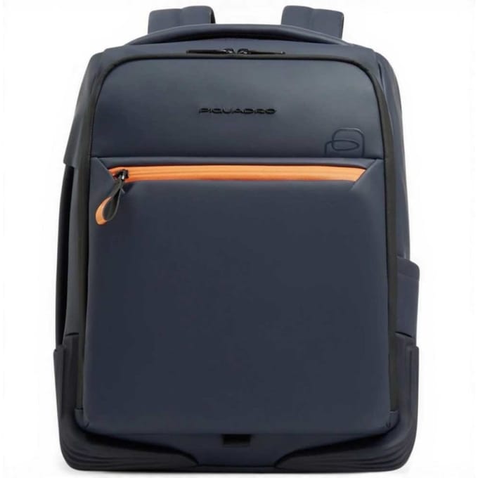 Piquadro Rugzak Reizen C2ow Unisex Blue Water-Resistant met laptop 15,6' en iPad