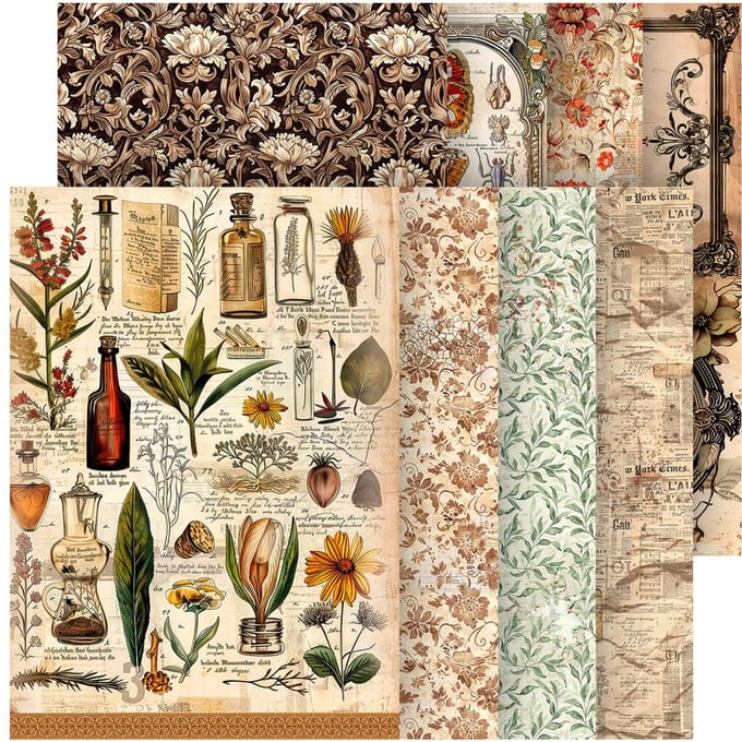 Motief strozijde assortiment "Schoonheden van de natuur"