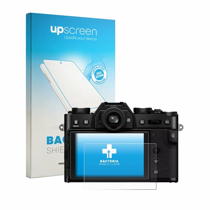 upscreen - Screenprotector voor Fujifilm X-T30 III - Folie Beschermfolie transparant antibacterieel