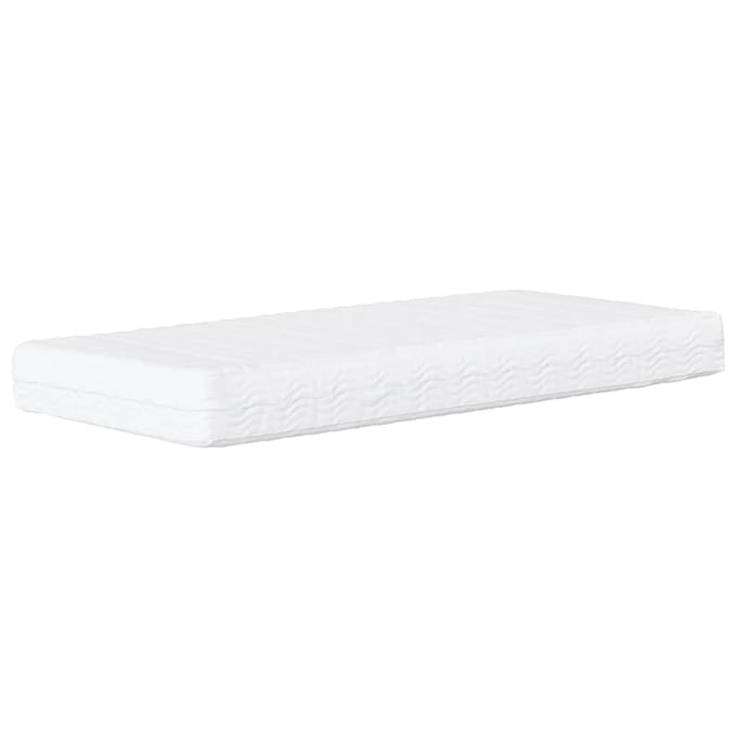 vidaXL - Schuimmatras - hardheid - H2 - H3 - 100x220 - cm - wit
