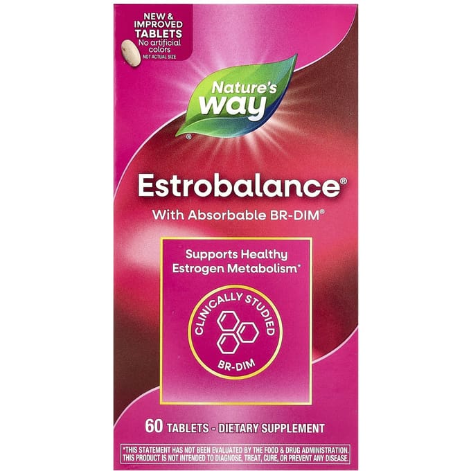 Nature's Way, EstroBalance avec BR-DIM hautement absorbable, 60 comprimés
