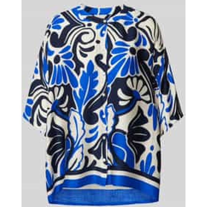 Blouse met all-over print