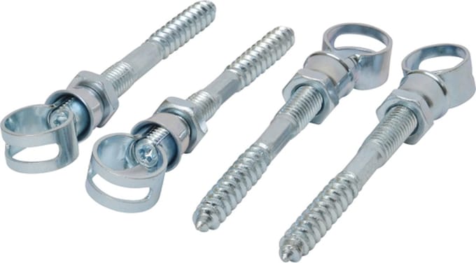 Muurbeugel 15mm 4st