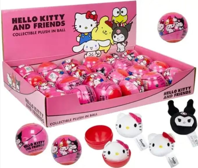 Hello Kitty - Knuffel Verrassing in een Bol - 2287630