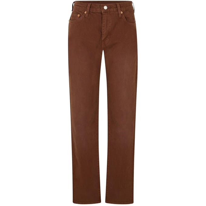 Levis 511 Slim-fit jeans van katoenmix voor dames (Klei Rood)