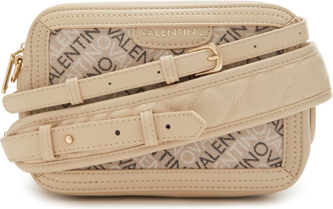 VALENTINO Schoudertas Blizzard Camera Bag Ecru / Multi Beige