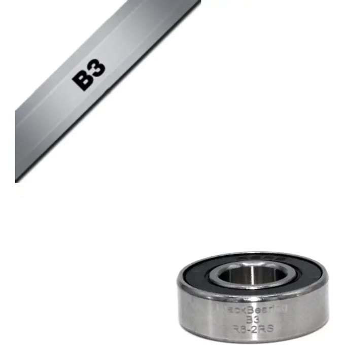 Lager Black Bearing B3 - R6-2RS - 9,53 x 22,23 x 7,14 mm