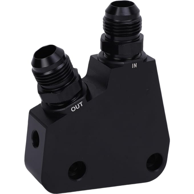 Motoroliekoeler Adapter Kit AN Schroefdraad Poort Aluminiumlegering Vervanging voor LS LS1 LS2 LS3 LS6 LS7 LS9 Motoren