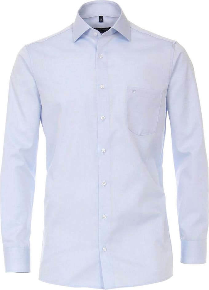 CASA MODA comfort fit overhemd - lichtblauw twill
