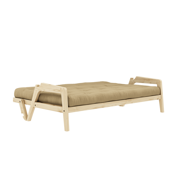 Karup Grab Slaapbank - 758 Wheat Beige - 101ClearLacquered