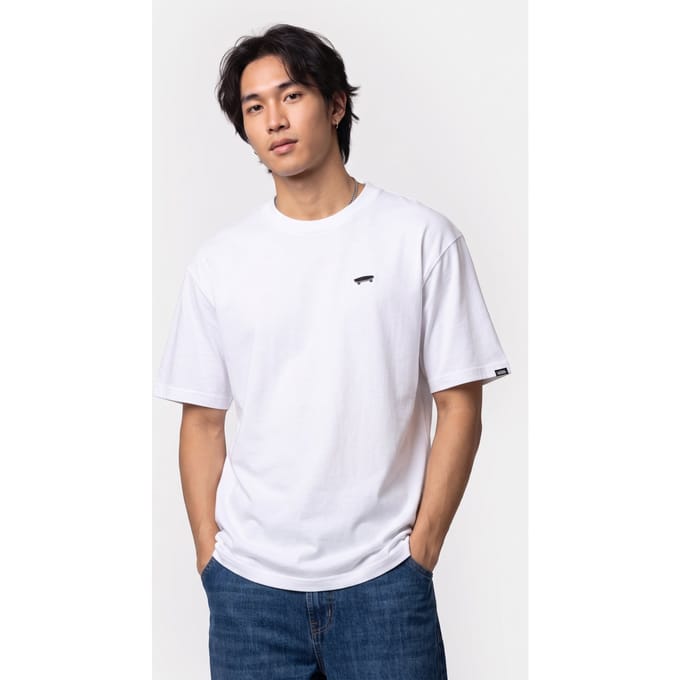Vans Salton Loose Ss White Taglia: XS | Magliette basic Outlet | Uomo | Bianco