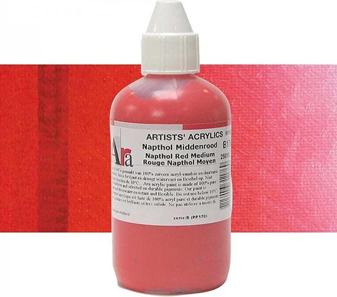 Ara Acrylverf Napthol Red Medium - 250 ML - B176