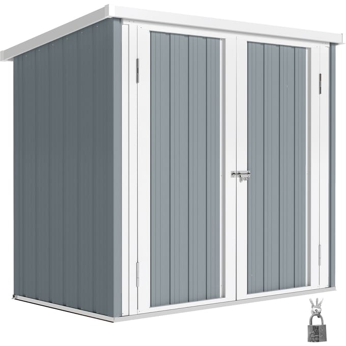 Outsunny Tuinberging - Staal - 147x86x134cm - Zwart