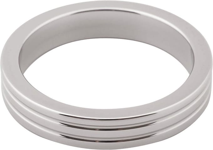 Cockring met groeven RVS 10 mm Ø 55 mm