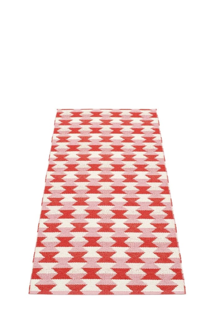 Pappelina - Dana Wendevloerkleed - koraalrood - 70 x 160 cm