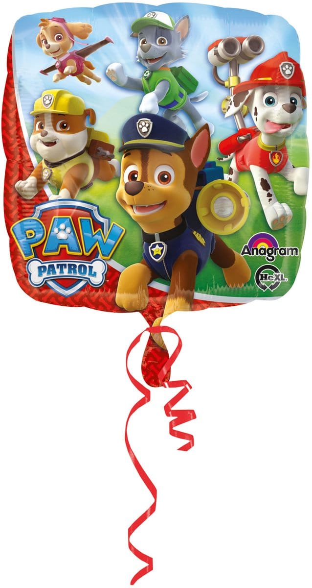 PAW Patrol - Ballon - Folie - Multicolor - 43cm - 1 stuks