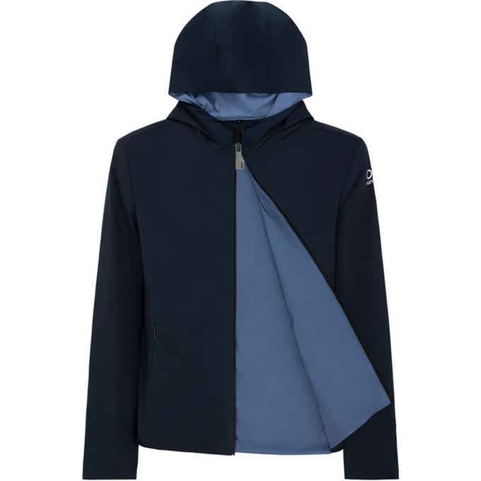 omkeerbare jas man donker blauw-avion