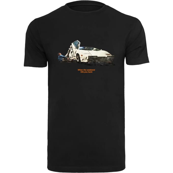 Mister Tee - Weekend Wolf Heren Tshirt - XS - Zwart