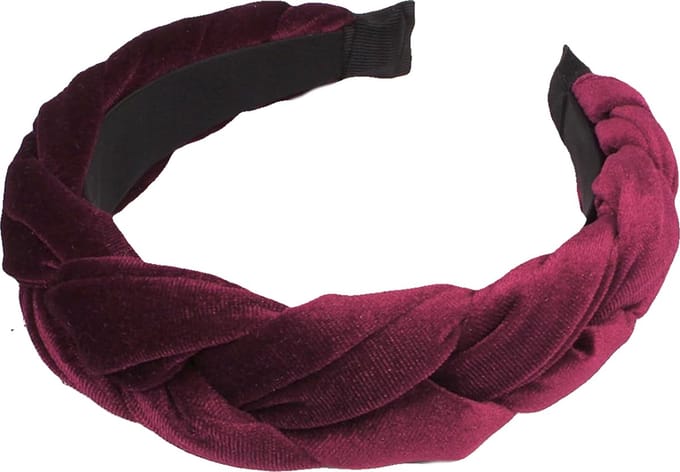 Velvet Diadeem / Haarband | Bordeauxrood | Fluweel / Polyester | Fashion Favorite