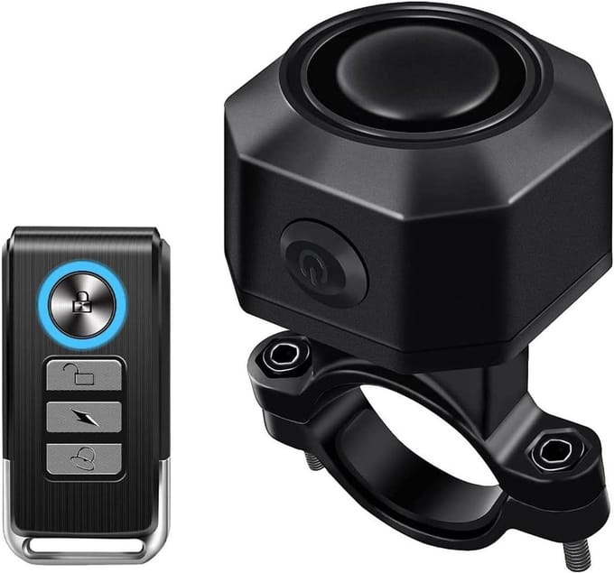 Fiets Alarmsysteem - Fiets Tracker - Diefstal Voorkomen - 110 Decibel Luid - Mini Formaat - Zwart
