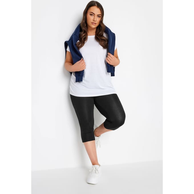 Yours Corrigerende Driekwart Legging In Zwartsize 42