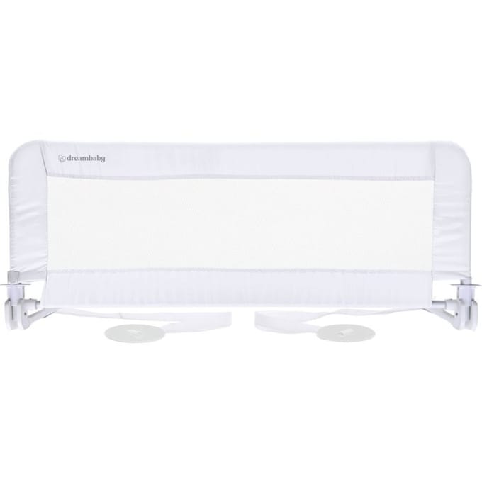 DREAMBABY Barriere de lit Extra large PHoeNIX - Pliable et portable - L 110 x L 45,5 cm - Blanche