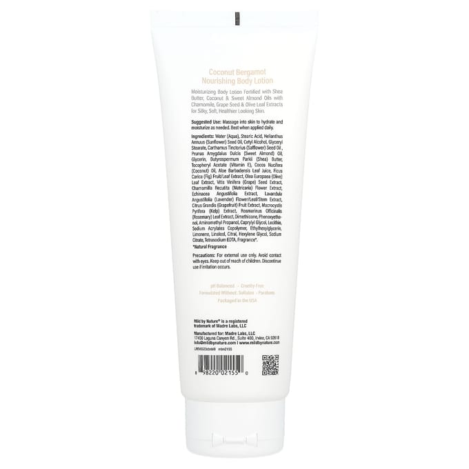 Voedende Bodylotion, Kokosnoot Bergamot, 236ml(8 fl oz) white