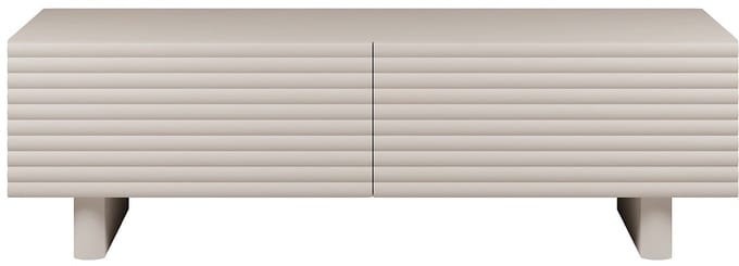 Vente-unique Tv-meubel met 2 deuren van MDF - 150 cm - Beige - LUDIMA