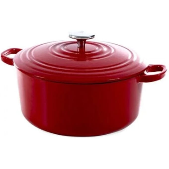 BK Cookware Bk bourgogne braadpan chili red 26 cm gietijzer