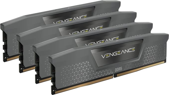 Corsair Vengeance DDR5-6000 - 64GB - CL36 - Quad Channel (4 pcs) - AMD EXPO & Intel XMP - Grijs
