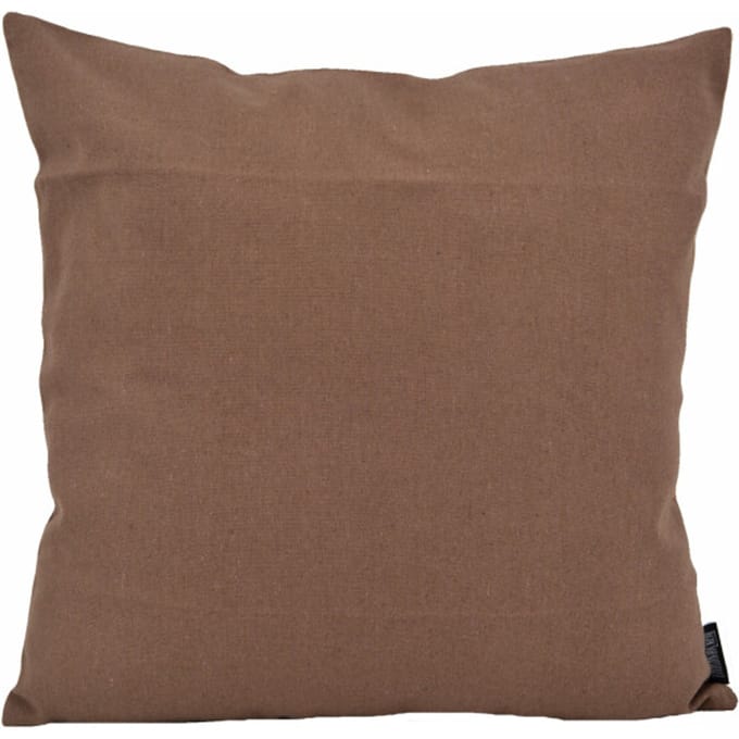 Gek op kussens! Sierkussen uni donker | 45 x 45 cm | katoen/polyester