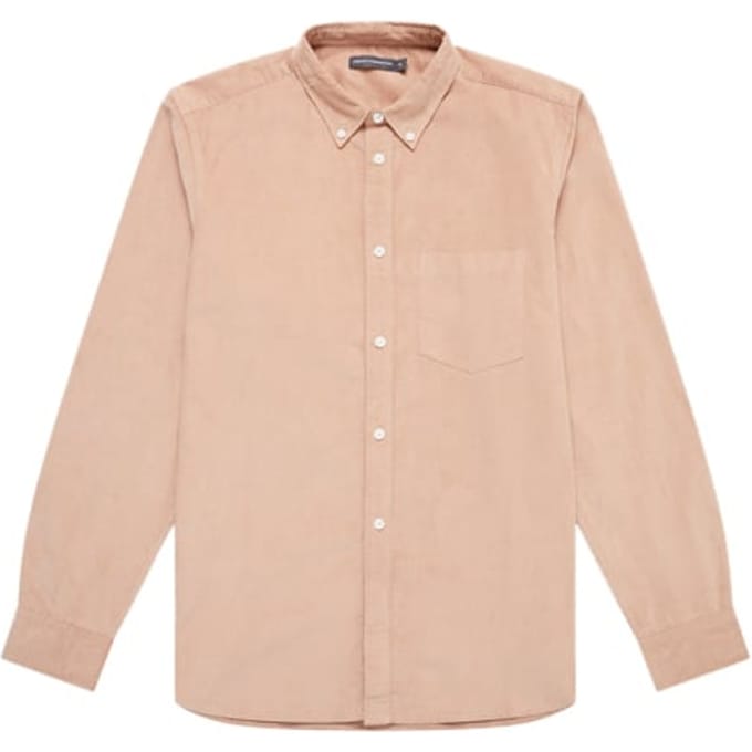 French Connection Cord Ls Camel Taglia: M | Camicie Casual Outlet | Uomo | Marrone