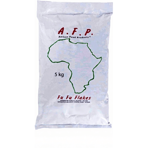 A.F.P. Fufu-aardappelvlokken geel 5 kg