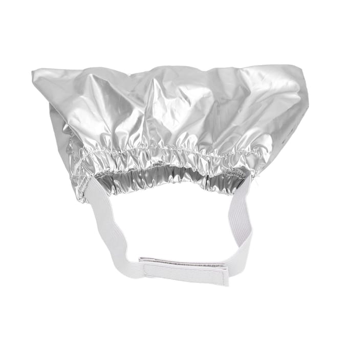 Kattenbadmuts Waterdicht Anti-oor Verstelbaar Ademend Polyester Huisdier Douchemuts voor HondenZilver M M zilver
