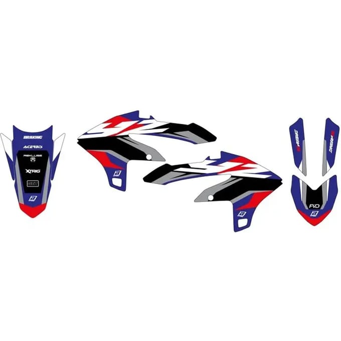 Motorfiets decoratie kit Blackbird Racing Dream Graphic 5
