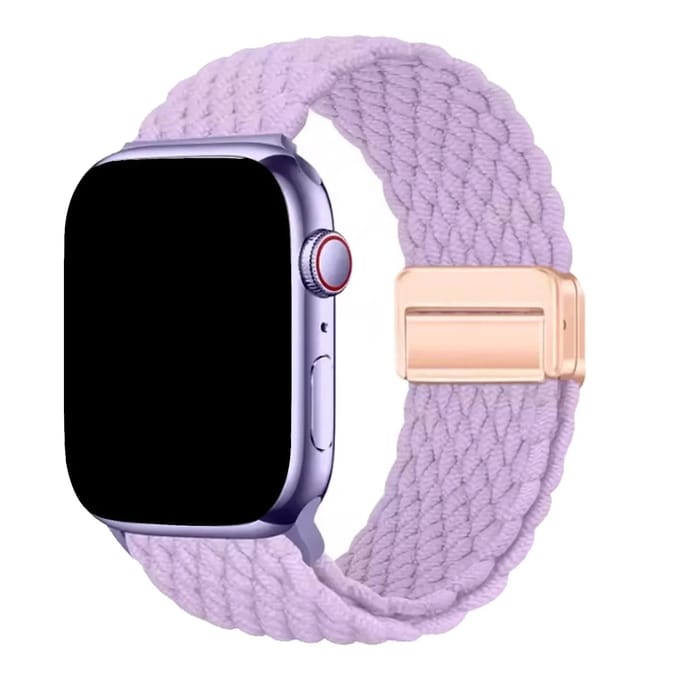 2+1 | Apple Watch Bandje Zyra - Nylon - Lila