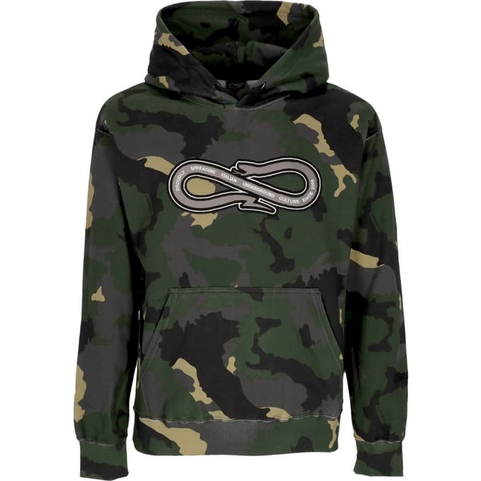 Honkbalhoodie voor heren zwart