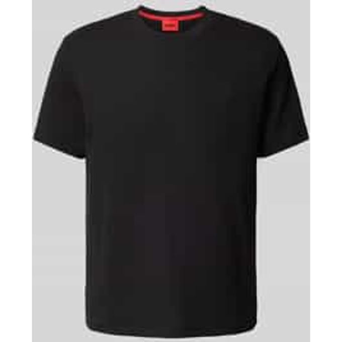 T-shirt met labelstitching, model 'Austin'