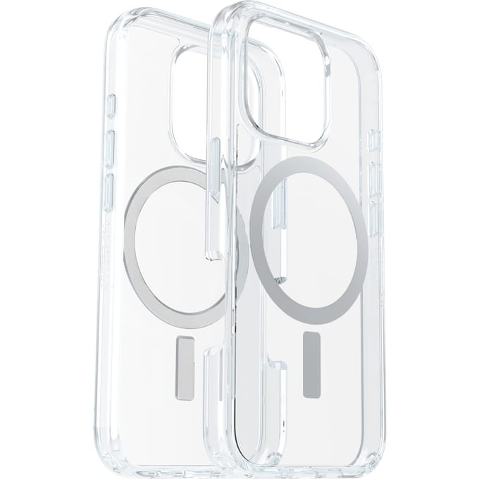 OtterBox Symmetry Clear Backcover MagSafe voor de Apple iPhone 16 Pro - Clear