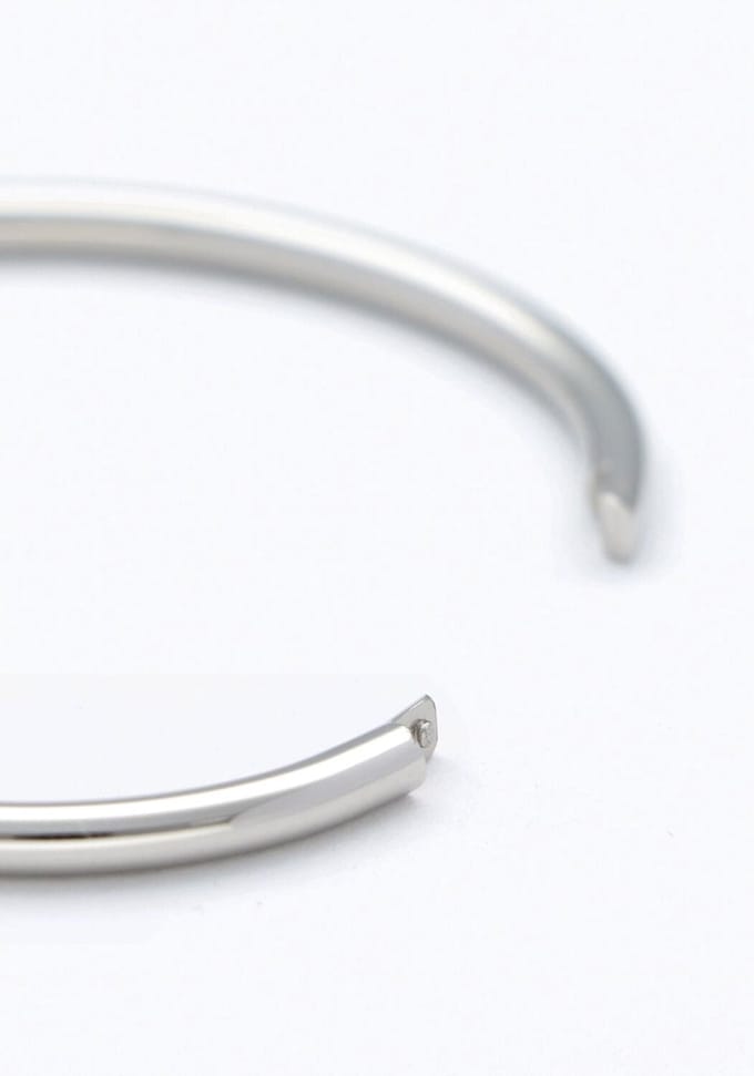 Notre-V Bangl Glad Armbanden Dames - Zilver - Maat ONESIZE