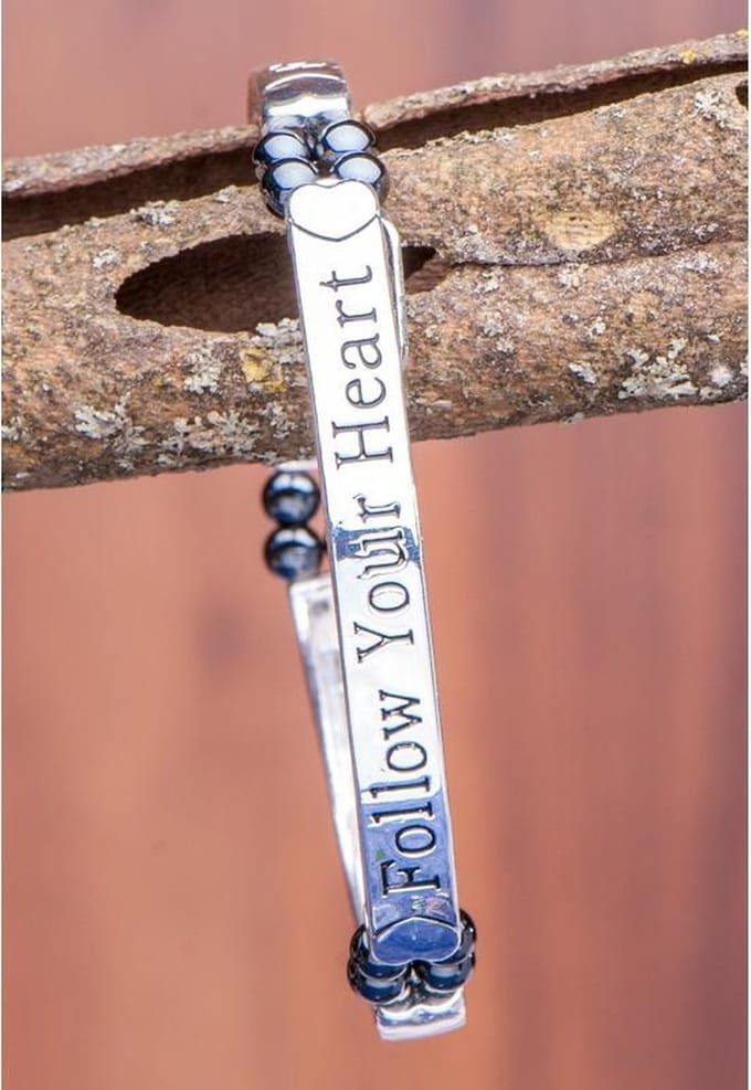 Magneet armband Follow your heart