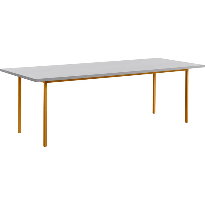 HAY Two Colour Tafel rechthoekig - grijs - oker - 240 x 90 cm