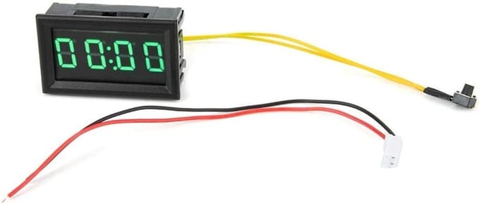 Digitale Auto Klok met LED Verlichting - Luminous Dashboard Accessoire voor Auto's, Groen