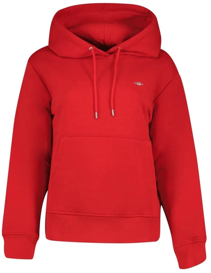 Gant Shield Hoodie Rood L Vrouw