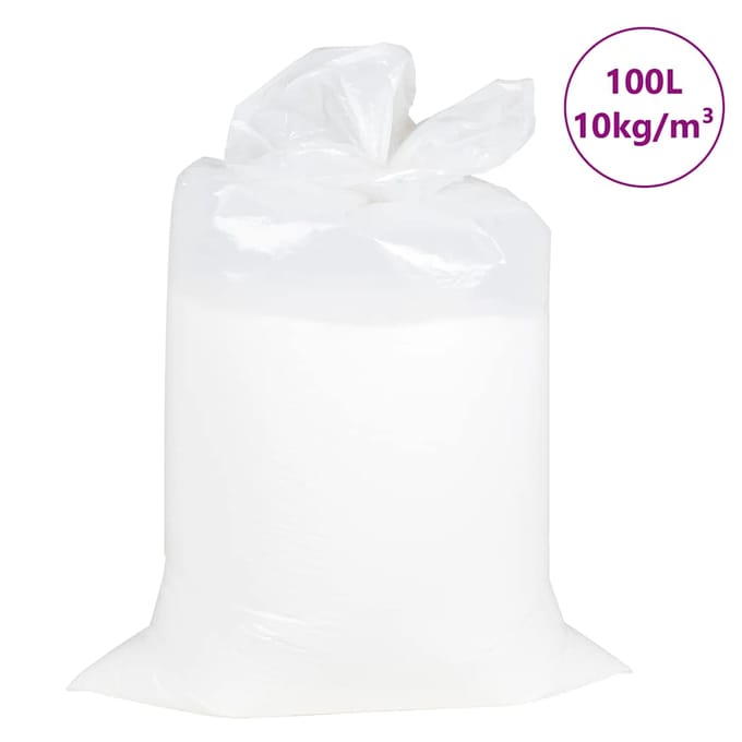 vidaXL - Zitzakvulling - EPS - 100 - L - wit - 10 - kg/m³