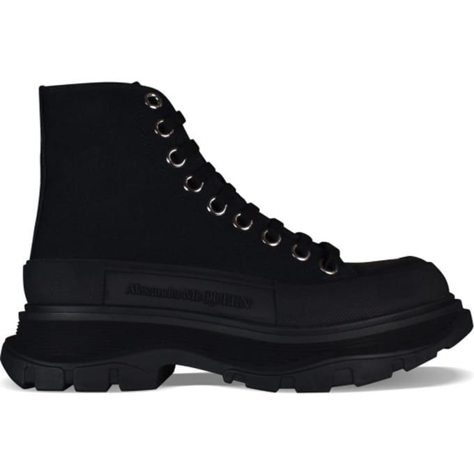 Alexander McQueen Sneakers Tread Slick Zwart