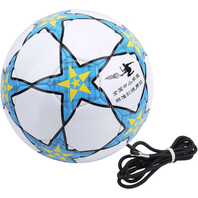 Professionele Voetbaltraining Assistentie Elastisch Touw Voetbaltraining met Band Riem Nr.5 Bal blue