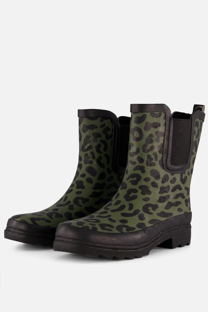 XQ Footwear Regenlaarzen groen Rubber - Maat 41